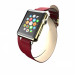 Incipio Reese Double Wrap Watch Band - класическа кожена каишка за Apple Watch 38мм, 40мм (червен) 3
