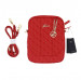 Guess Scarlet Universal Bag - кожена дамска чанта за iPad и таблети до 10 инча (червен) 3