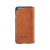 Bugatti BookCover Oslo leather case for Apple iPhone 6, iPhone 6S (cognac) 1