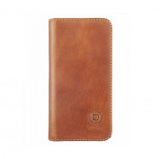 Bugatti BookCover Oslo leather case for Apple iPhone 6, iPhone 6S (cognac)