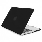 Tucano Nido Hard Shell Case - матиран предпазен кейс за MacBook Pro 13 Retina Display (черен-прозрачен)