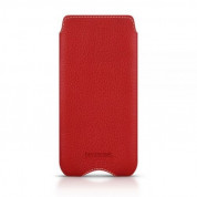 Beyzacases Zero - кожен калъф (естествена кожа, ръчна изработка) за iPhone 8, iPhone 7, iPhone 6, iPhone 6S (червен) 1