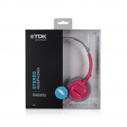 TDK ST100 Stereo Headphones - слушалки за мобилни устройства (червени) 2