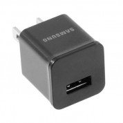 Samsung US Travel Charger ETAU80JBE - захранване за ел. мрежа с USB изход 1000mA US стандарт (черен) - bulk