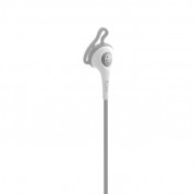 iLuv FitActive SpeakEZ Earphones - спортни слушалки с микрофон и управление на звука за iPhone, iPad, iPod и мобилни устройства (бели) 2