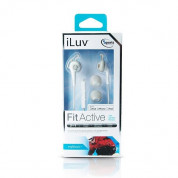 iLuv FitActive SpeakEZ Earphones - спортни слушалки с микрофон и управление на звука за iPhone, iPad, iPod и мобилни устройства (бели) 6