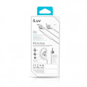 iLuv FitActive SpeakEZ Earphones - спортни слушалки с микрофон и управление на звука за iPhone, iPad, iPod и мобилни устройства (бели) 7
