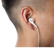 iLuv FitActive SpeakEZ Earphones - спортни слушалки с микрофон и управление на звука за iPhone, iPad, iPod и мобилни устройства (бели) 5