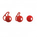 iLuv FitActive Earphones - спортни слушалки за мобилни устройства (червени) 4