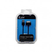 iLuv Charge & Sync USB Cable - синхронизиращ и зареждащ кабел за Galaxy Tab 7.0 (2), 8.0, 10.1 (черен) 1