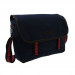 Kangol Messenger Bag - платнена чанта с презрамка за преносими компютри до 14 инча (тъмносиня) 1