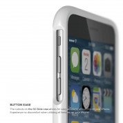 Elago S6 Glide Cam Case - слайдър кейс и защитни покрития за дисплея и задната част за iPhone 6S (бял) 2