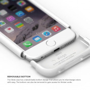 Elago S6 Glide Cam Case - слайдър кейс и защитни покрития за дисплея и задната част за iPhone 6S (бял) 6