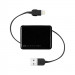 Scosche BoltBox Retractable Lightning Charge & Sync Cable - разтягащ се Lightning кабел в кутийка 90 см. за iPhone, iPad, iPod с Lightning (черен) 1