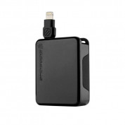 Scosche BoltBox Retractable Lightning Charge & Sync Cable - разтягащ се Lightning кабел в кутийка 90 см. за iPhone, iPad, iPod с Lightning (черен) 1