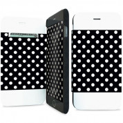 iPaint Pois Folio Case - текстилен калъф, тип портфейл и поставка за iPhone 6S, iPhone 6