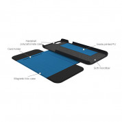 iPaint Maze Folio Case - текстилен калъф, тип портфейл и поставка за iPhone 6S, iPhone 6 5