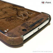 iPaint Map HC Case - дизайнерски поликарбонатов кейс и скин за Samsung Galaxy S6 4