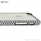 iPaint Waves Ghost Case - дизайнерски поликарбонатов кейс с TPU рамка за iPhone 6, iPhone 6S 1