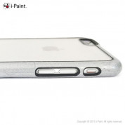 iPaint Silver Glitter Ghost Case- дизайнерски поликарбонатов кейс с TPU рамка за iPhone 6, iPhone 6S 1
