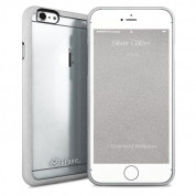 iPaint Silver Glitter Ghost Case- дизайнерски поликарбонатов кейс с TPU рамка за iPhone 6, iPhone 6S