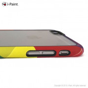 iPaint Rainbow Ghost Case - дизайнерски поликарбонатов кейс с TPU рамка за iPhone 6, iPhone 6S 1