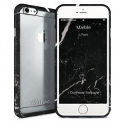 iPaint Marble Ghost Case - дизайнерски поликарбонатов кейс с TPU рамка за iPhone 6, iPhone 6S