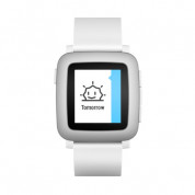 Pebble Time Smartwatch - bluetooth тъч часовник за iOS и Android смартфони (бял) 1