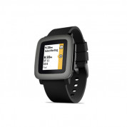 Pebble Time Smartwatch - bluetooth тъч часовник за iOS и Android смартфони (черен)