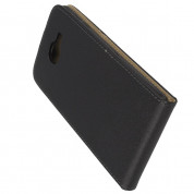 Leather Pocket Flip Case - вертикален кожен калъф с джоб за Samsung Galaxy A7 (2016) (черен) 4