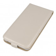 Leather Pocket Flip Case - вертикален кожен калъф с джоб за Samsung Galaxy A7 (2016) (бял) 1