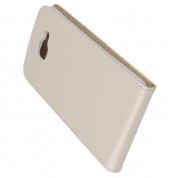 Leather Pocket Flip Case - вертикален кожен калъф с джоб за Samsung Galaxy A7 (2016) (бял) 4