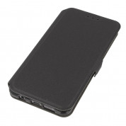 Wallet Flip Case - кожен калъф, тип портфейл и поставка за Samsung Galaxy A7 (2016) (черен) 1