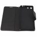 Fancy Diary Case - кожен калъф, тип портфейл и поставка за Sony Xperia M5 (черен) 5