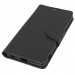 Fancy Diary Case - кожен калъф, тип портфейл и поставка за Sony Xperia M5 (черен) 1