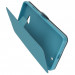 Wallet Flip Case - кожен калъф, тип портфейл и поставка за LG Zero (син) 3