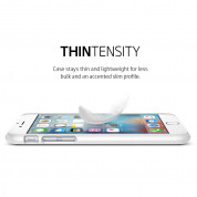 Spigen Thin Fit Case - качествен ултратънък матиран кейс за iPhone 6S (бял) 3