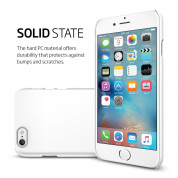 Spigen Thin Fit Case - качествен ултратънък матиран кейс за iPhone 6S (бял) 1