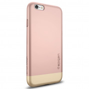 Spigen Style Armor Case - хибриден кейс от две части за iPhone 6, iPhone 6S (розово злато) 2