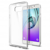 Spigen Liquid Crystal Case - тънък качествен термополиуретанов кейс за Samsung Galaxy A7 (2016) (прозрачен)  1