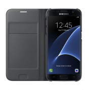 Samsung Flip Cover EF-WG930PBEGWW - оригинален кожен кейс за Samsung Galaxy S7 (черен) 1