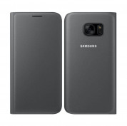 Samsung Flip Cover EF-WG930PBEGWW - оригинален кожен кейс за Samsung Galaxy S7 (черен) 2