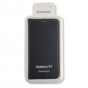 Samsung Flip Cover EF-WG930PBEGWW - оригинален кожен кейс за Samsung Galaxy S7 (черен) 6