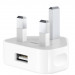 Apple USB Power Adapter 5W - захранване с USB изход за iPhone, iPod и мобилни телефони (UK стандарт) (retail) 1