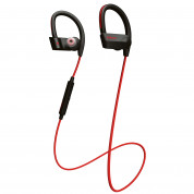 Jabra Sport Pace Wireless Bluetooth Headset - безжични спортни слушалки с хендсфрий за смартфони с Bluetooth (черен-червен)