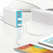 iLuv RockWall5 Portable 5 USB Port Charger - захранване с 5 USB изхода за мобилни телефони и таблети 5