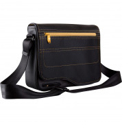 Be.ez LE reporter Metro Black Safran - чанта с презрамка за iPad и таблети до 10.2 инча (черен-жълт)