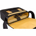 Be.ez LE reporter Metro Black Safran - чанта с презрамка за iPad и таблети до 10.2 инча (черен-жълт) 4