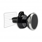 4smarts Ultimag Magnetic Car Holder Ventmag - магнитна поставка за радиатора на кола за iPhone и смартфони (черна-сребриста)