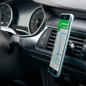 4smarts Ultimag Magnetic Car Holder Ventmag - магнитна поставка за радиатора на кола за iPhone и смартфони (черна-тъмносива) 4